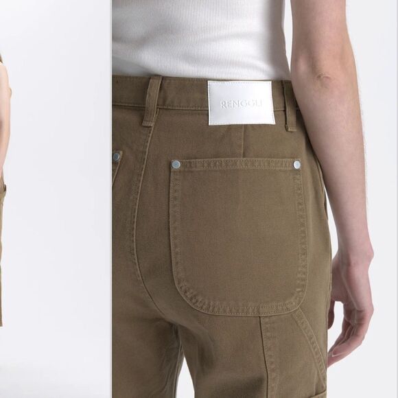 Renggli Slim Fit Work Pant Khaki - Picture 3 of 5